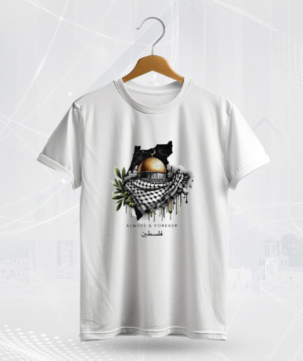 Palestine T-shirt - Black Aqsa